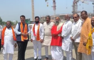 เชฎเชนเชพเชฐเชพเชทเซเชเซเชฐเชจเชพ เชฎเซเชเซเชฏเชฎเชเชคเซเชฐเซ เชเชเชจเชพเชฅ เชถเชฟเชเชฆเซ เช
เชฏเซเชงเซเชฏเชพ เชฐเชพเชฎเชฒเชฒเชพเชจเชพ เชฆเชฐเชฌเชพเชฐเชฎเชพเช เชชเชนเซเชเชเซเชฏเชพ, เชฎเชเชคเซเชฐเซเชฎเชเชกเชณ เชธเชพเชฅเซ เชฐเชพเชฎเชฒเชฒเชพเชจเชพ เชฆเชฐเซเชถเชจ เชเชฐเซเชฏเชพ